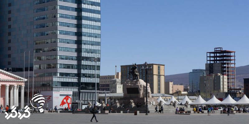میدان چنگیز خان در مغولستان