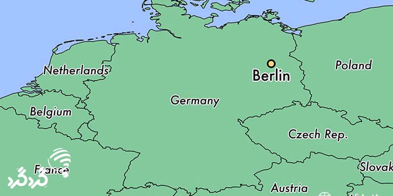 نقشه آلمان